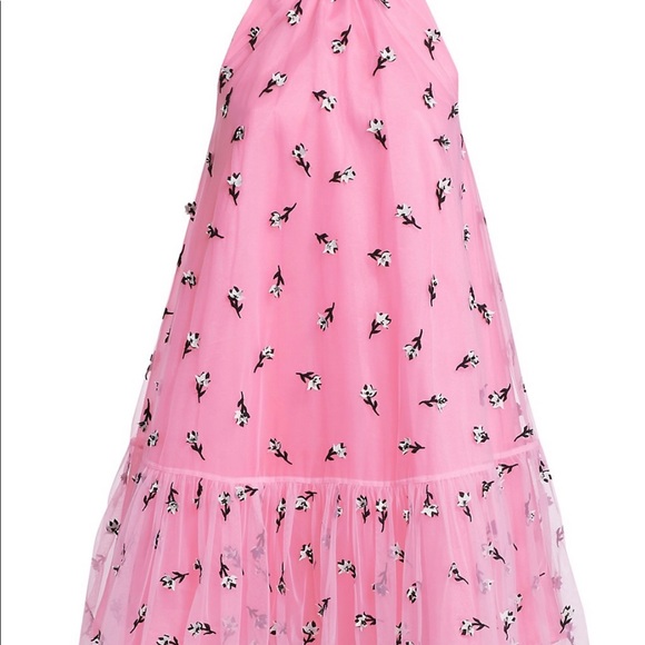 GANNI embellished mesh mocked neck dress - Picture 5 of 7